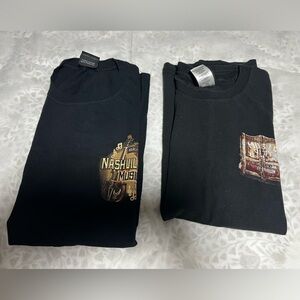 Harley Davidson Nashville, TN 2 black t shirts